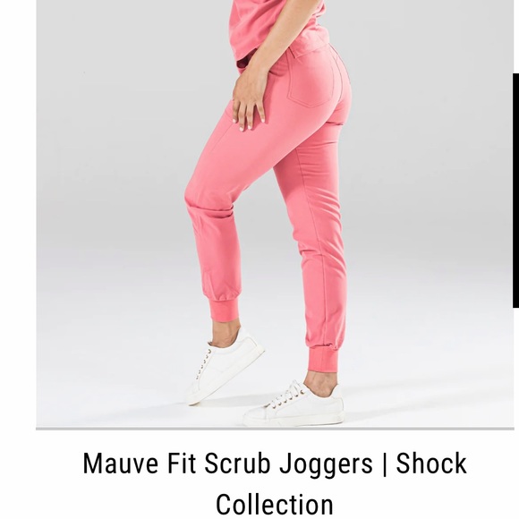CODE NXT jogger scrub bottoms mauve - Picture 6 of 9